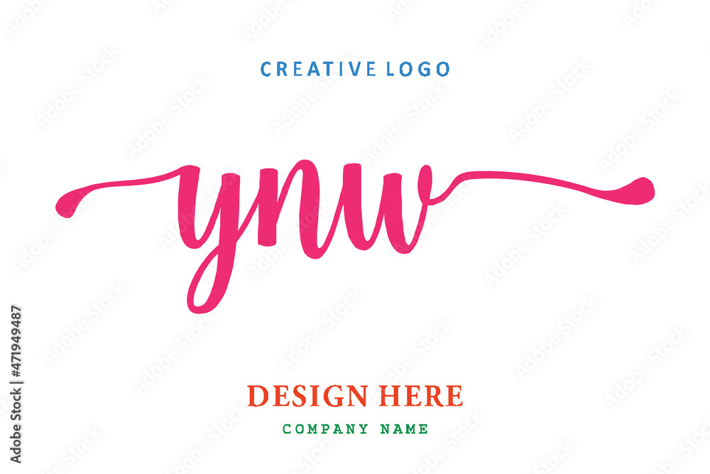 YNW lettering logo is simple, easy to understand and authoritative YNW lettering logo is simple, easy to understand and authoritative
