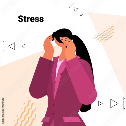 tired depressed woman crying unhappy girl feeling desperate mental health diseases depression concept