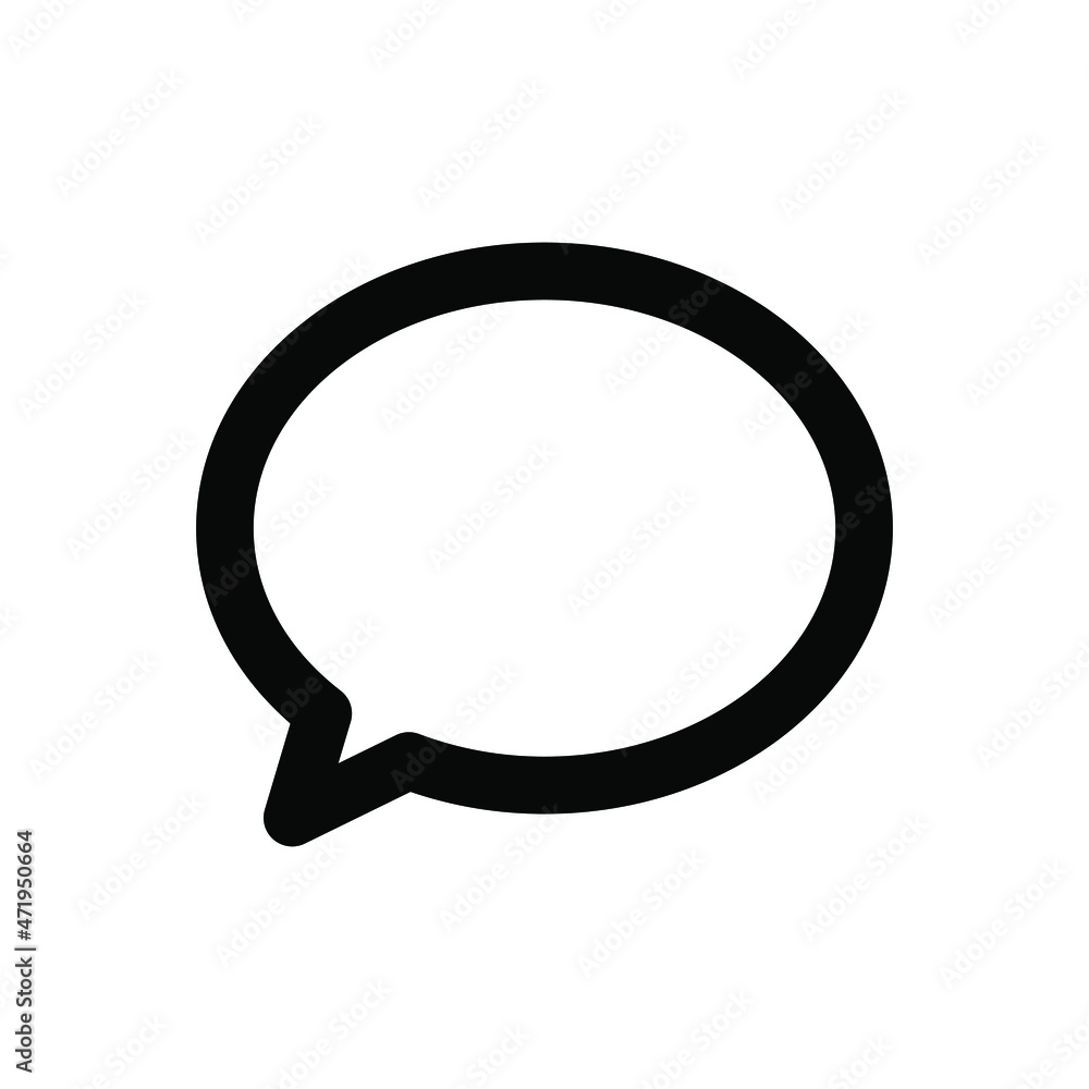 Chat bubble icon Chat bubble icon