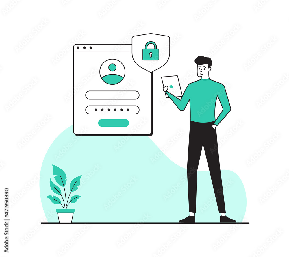 data protection concept illustration data protection concept illustration