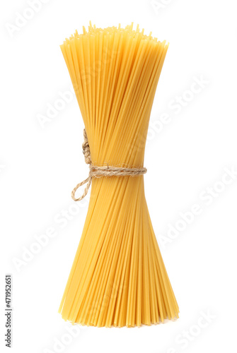 pasta on white background 