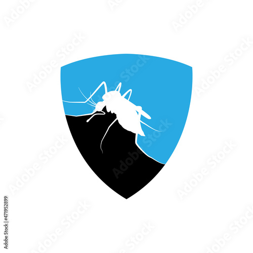 mosquito logo icon design template vector