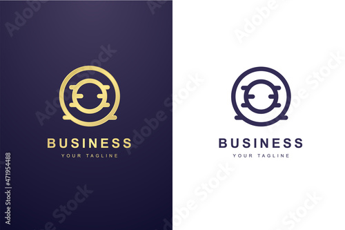 Initial Letter O Logo For Business or Media Company.