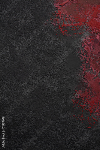 Black and red hand-painted background texture