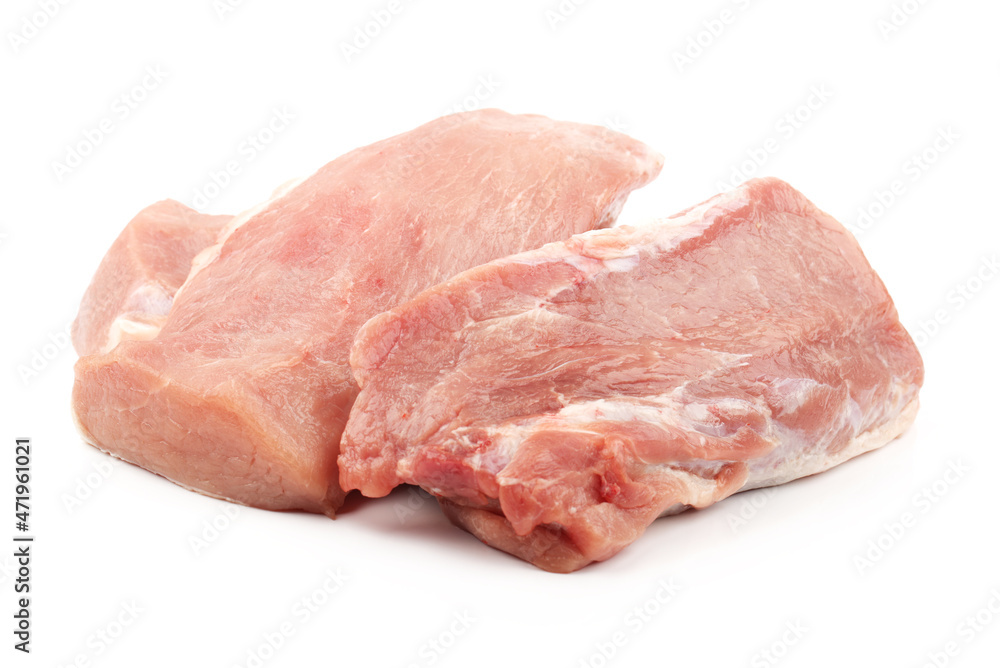 Pork Tenderloin on the white background