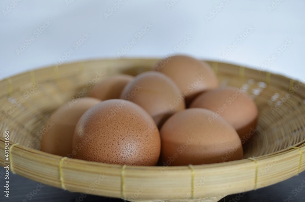eggs in a basket