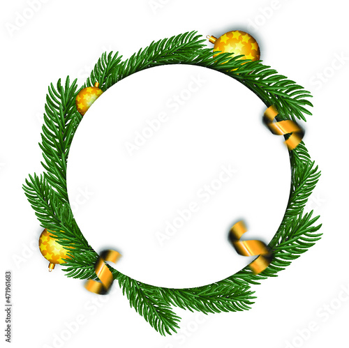 christmas wreath frame
