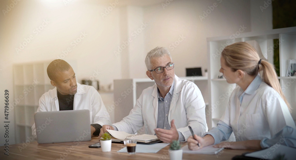 doctor on a work meeting in a meeting room in a hospital doctor on a work meeting in a meeting room in a hospital