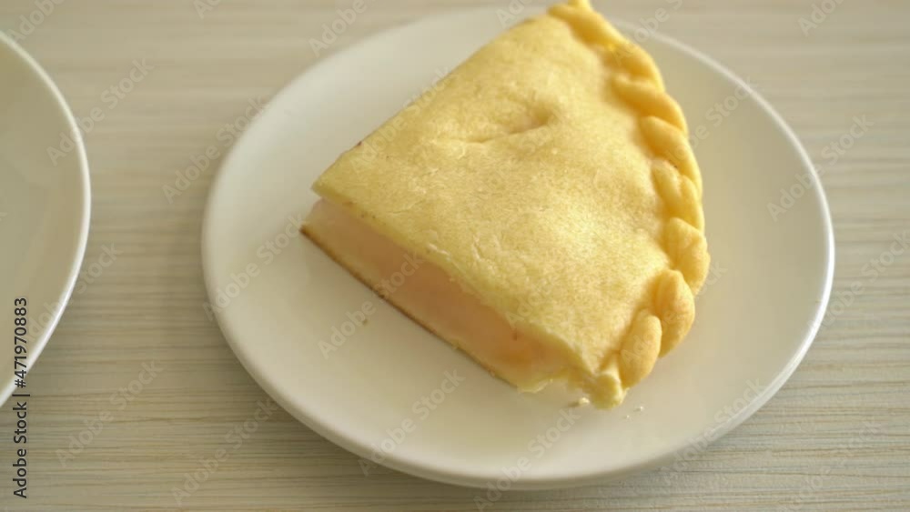 Delicious Toddy palm pies on white plate Delicious Toddy palm pies on white plate