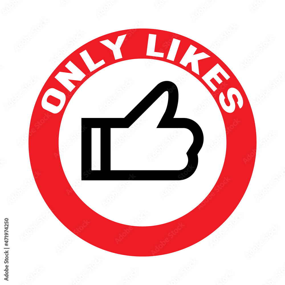like gesture sign for social media, concept of positive communication without bullying like gesture sign for social media, concept of positive communication without bullying