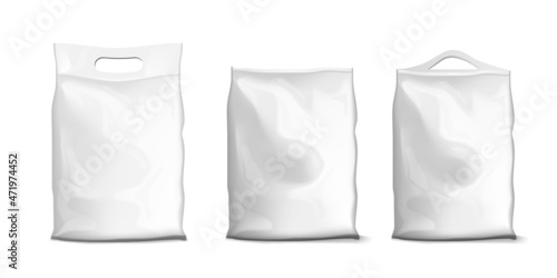 Blank Foil Or Paper Food Sachet Bag Pack