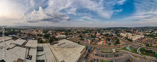 An aerial view of the city of Enugu
