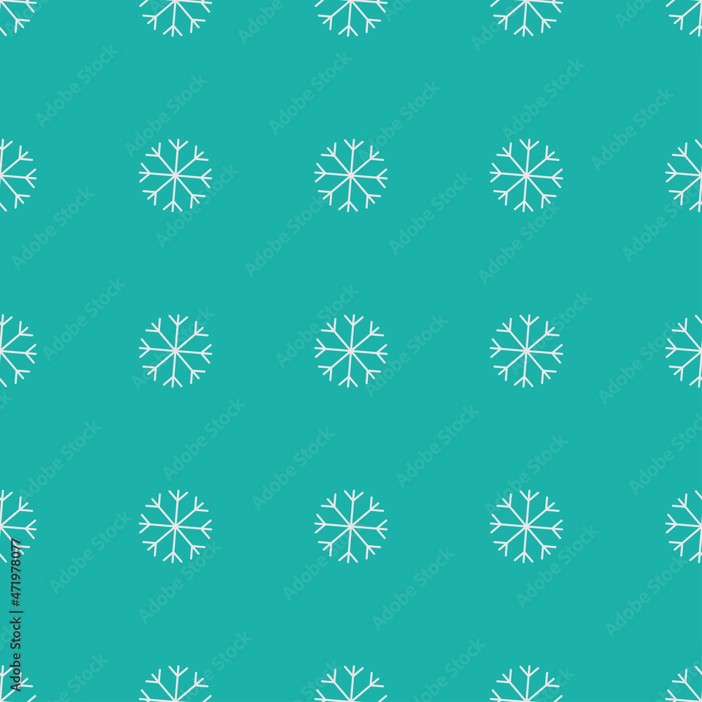 Vector pattern of beautiful snowflakes. Vector pattern of beautiful snowflakes.