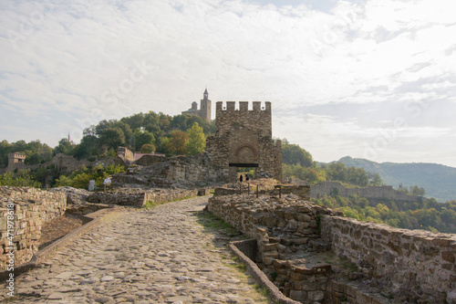 Tsarevets fortress in Veliko Tarnovo, Bulgaria