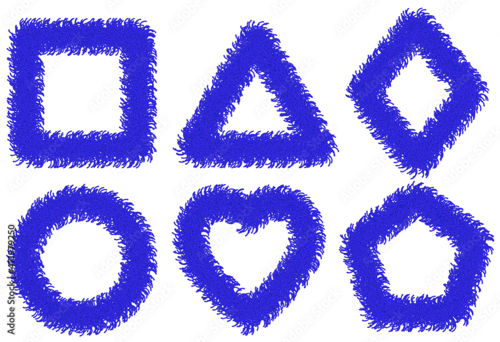 geometric shapes heart, polygon made of Christmas tinsel, look festive and bright geometric shapes heart, polygon made of Christmas tinsel, look festive and bright
