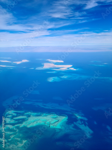 Wallpaper Mural Red sea in the southern part of the Gulf of Suez, aerial view. Torontodigital.ca