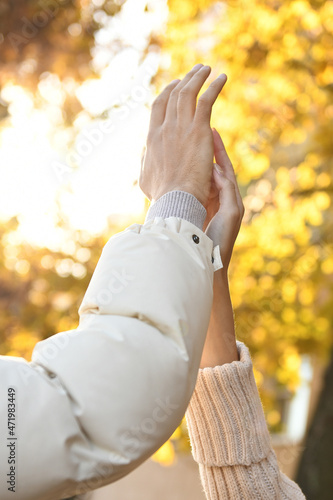 person in park