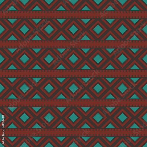 seamless ethnic pattern design abstract