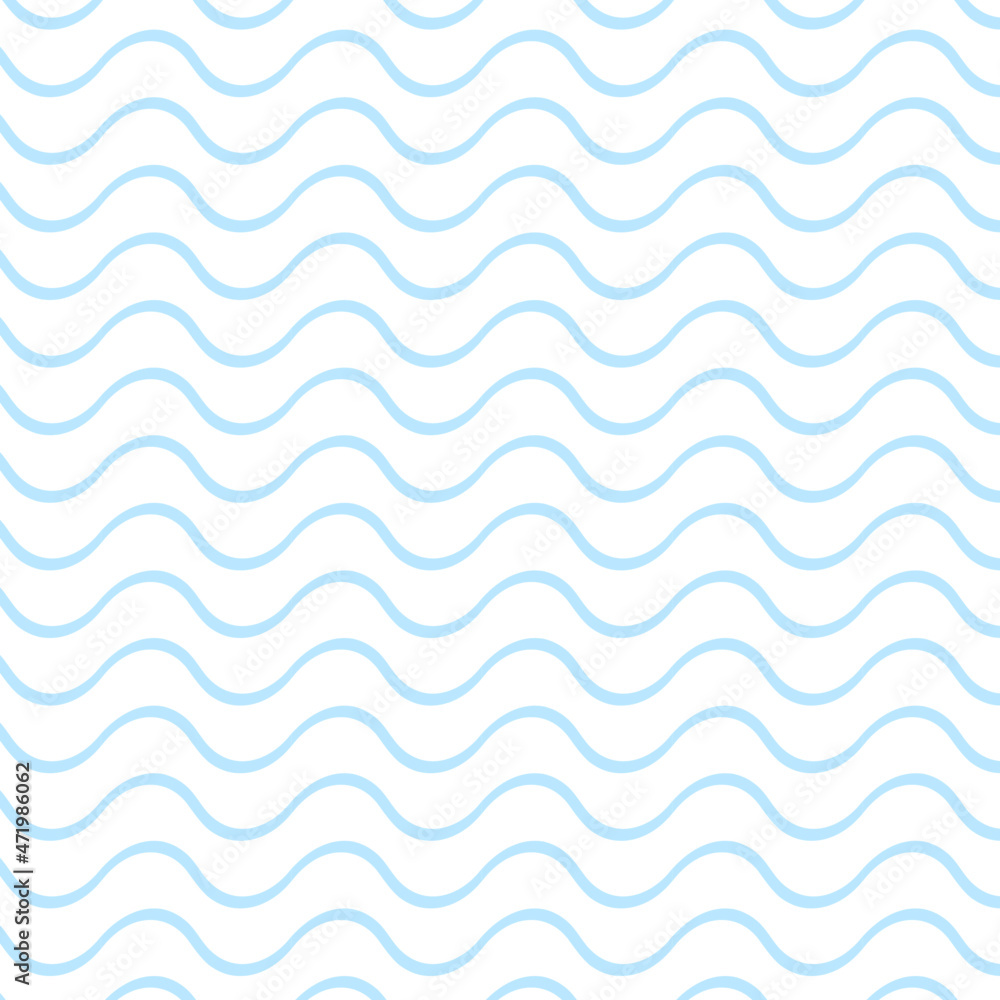 Wavy pattern seamless abstract background. White and blue stripes wave pattern modern pastel colors for summer vector design. Wavy pattern seamless abstract background. White and blue stripes wave pattern modern pastel colors for summer vector design.