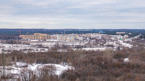 New residential neighborhood city