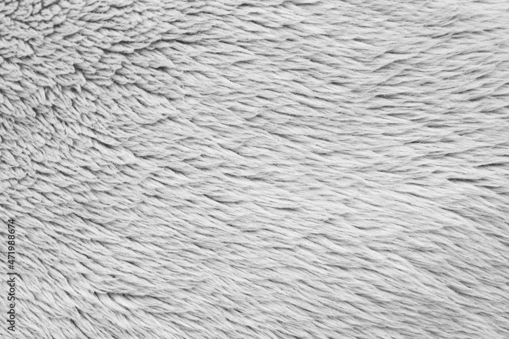 White fluffy fur fabric wool texture background White fluffy fur fabric wool texture background