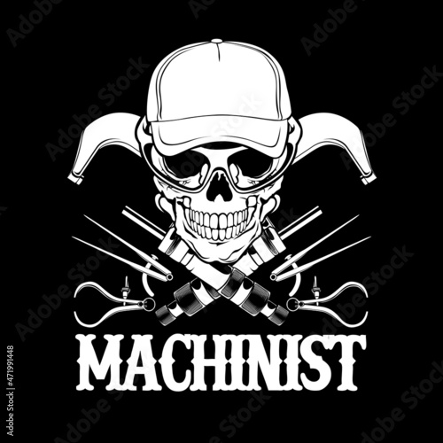 Machinist It can be used for Merchandise, digital printing, screen-printing or t-shirt etc.