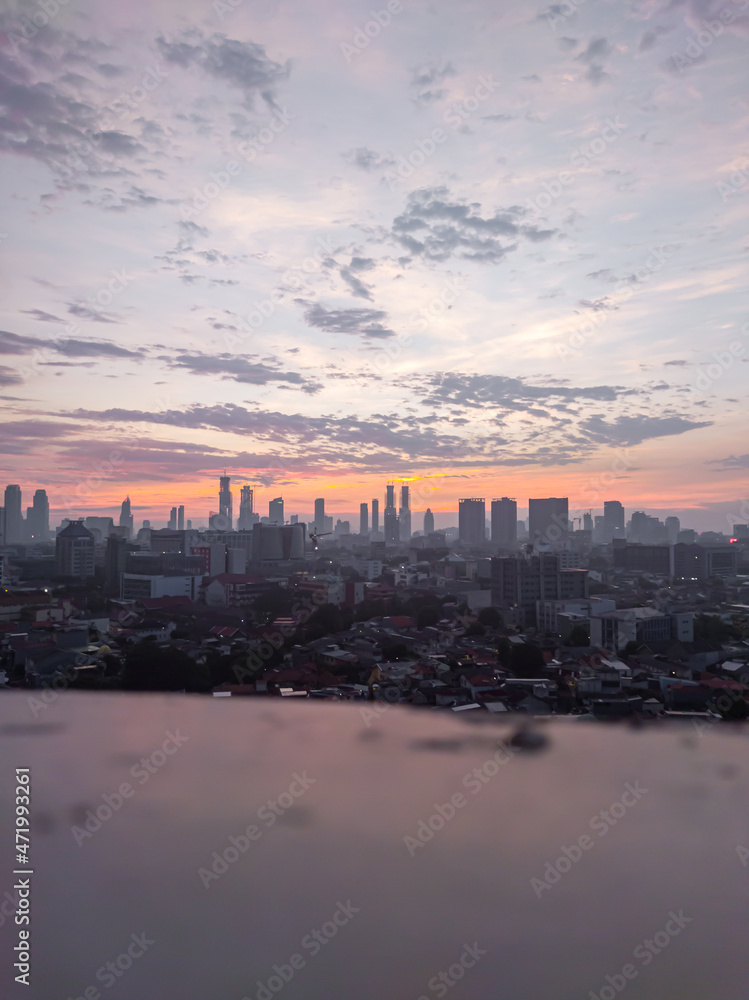 Beautiful sunsets in urban areas, to be precise in the capital city of Indonesia, Jakarta. Beautiful sunsets in urban areas, to be precise in the capital city of Indonesia, Jakarta.