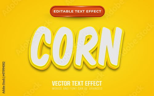 Corn text effect