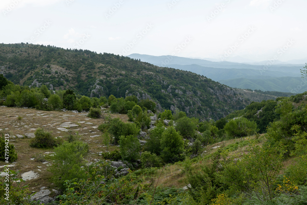 Views around Vikos Gorge in the Pindus Mountains of north-western Greece