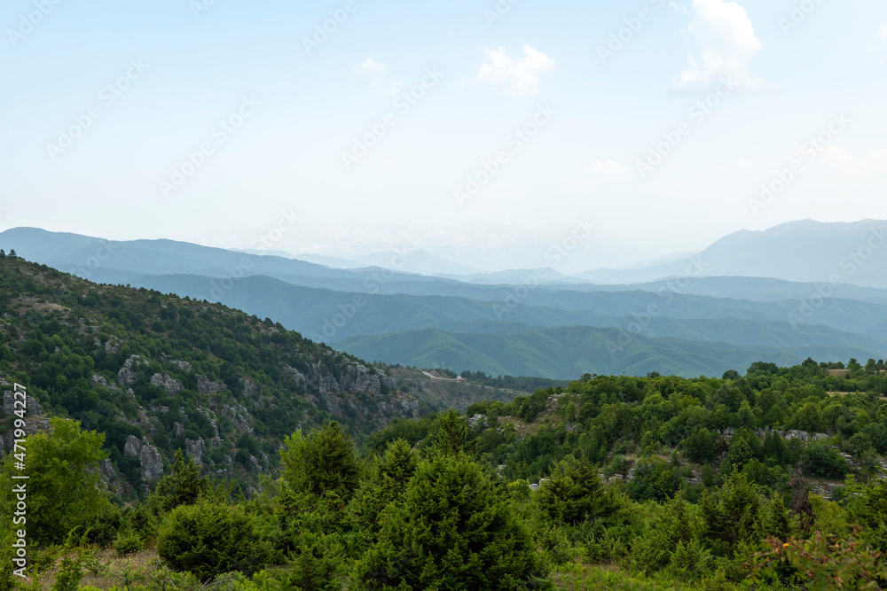 Views around Vikos Gorge in the Pindus Mountains of north-western Greece Views around Vikos Gorge in the Pindus Mountains of north-western Greece