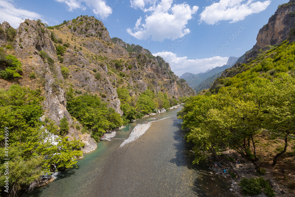 Views around Vikos Gorge in the Pindus Mountains of north-western Greece