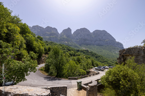 Views around Vikos Gorge in the Pindus Mountains of north-western Greece photo