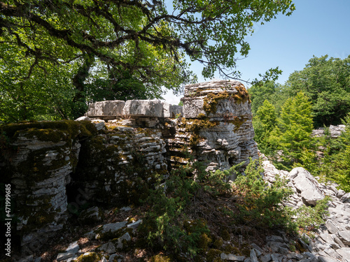 Views around Vikos Gorge in the Pindus Mountains of north-western Greece