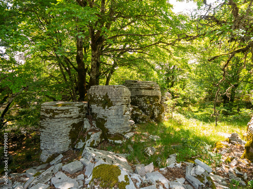 Views around Vikos Gorge in the Pindus Mountains of north-western Greece photo