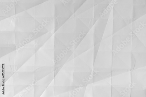 Fototapeta Naklejka Na Ścianę i Meble -  Texture of folded white paper as background