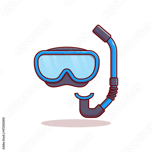 swimming goggles vector illustration design