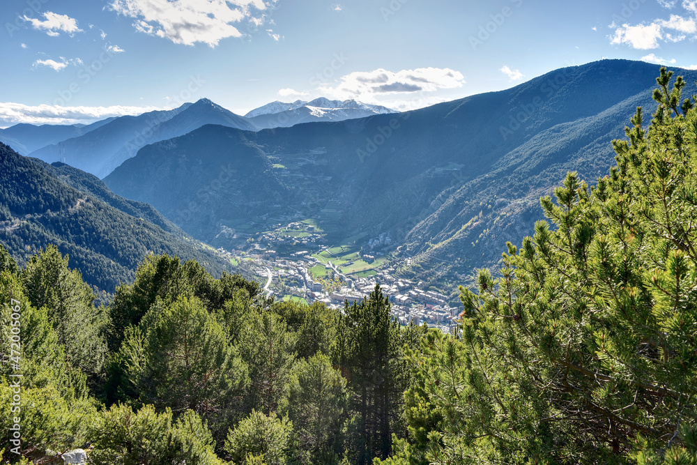 Obraz premium Andorra - Mirador del Bosc de les Allaus - Encamp