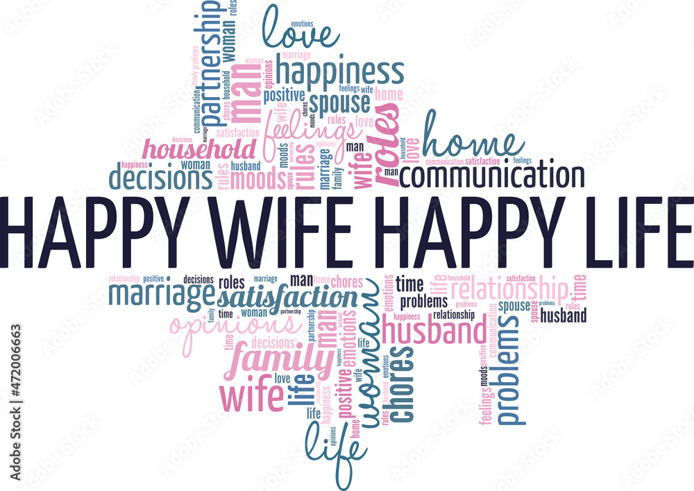 Happy Wife Happy Life" Images – Browse 14 Stock Photos, Vectors, and Video  | Adobe Stock
