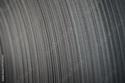 Cold rolled steel coil in a warehouse of a metallurgical plant