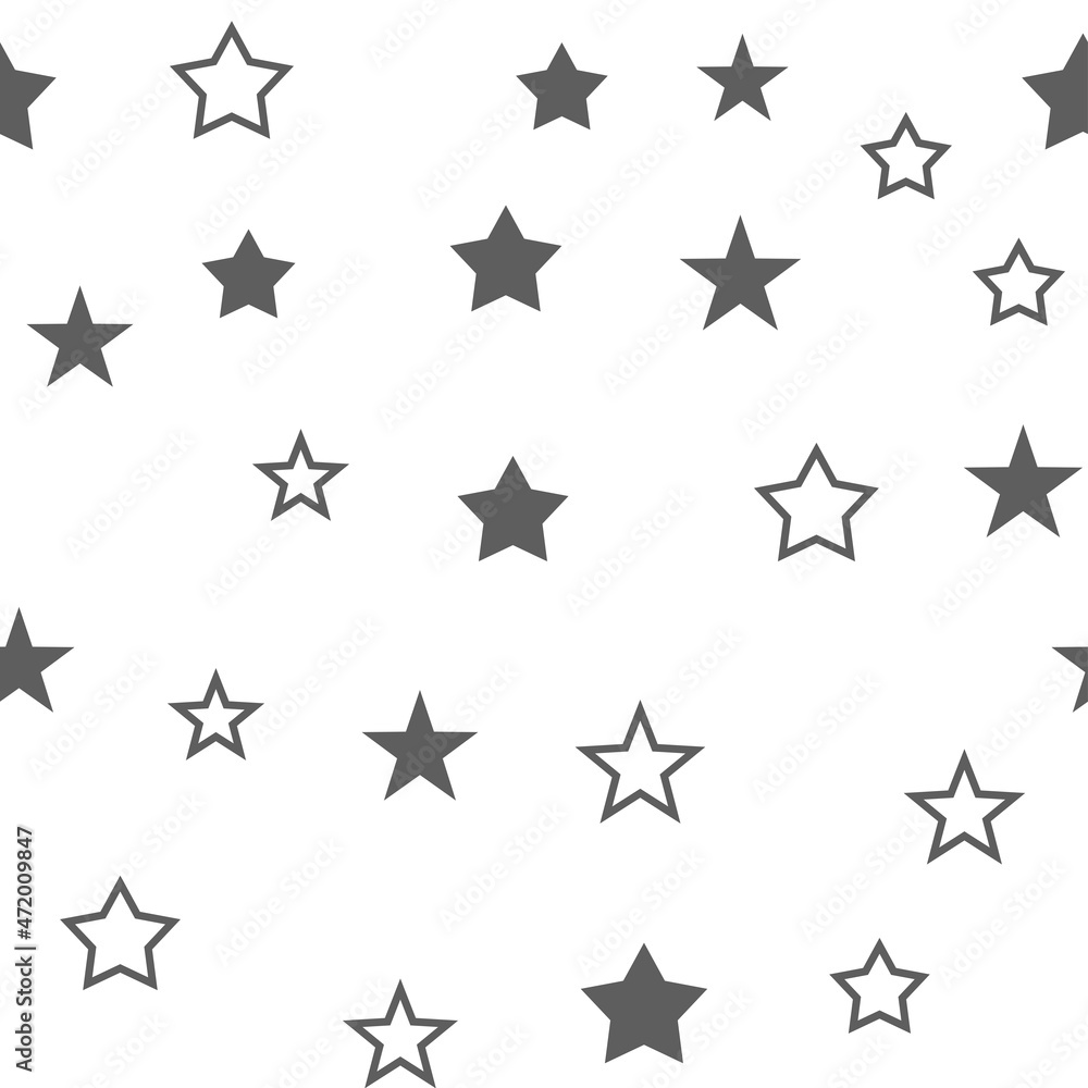 Star icons seamless pattern. Texture background with stars. Star icons seamless pattern. Texture background with stars.