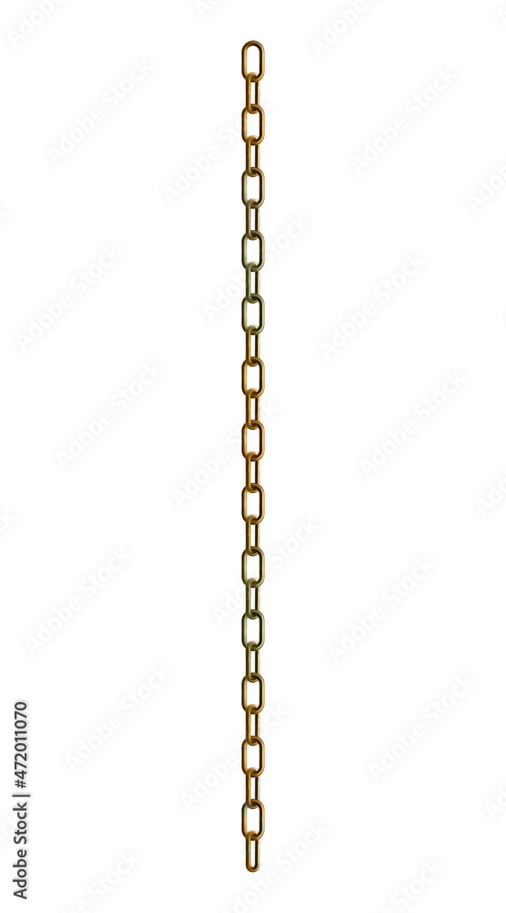 Vertical Golden Chain Composition Vertical Golden Chain Composition