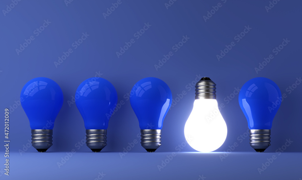 old classic light bulb in front of background - 3D Illustration old classic light bulb in front of background - 3D Illustration