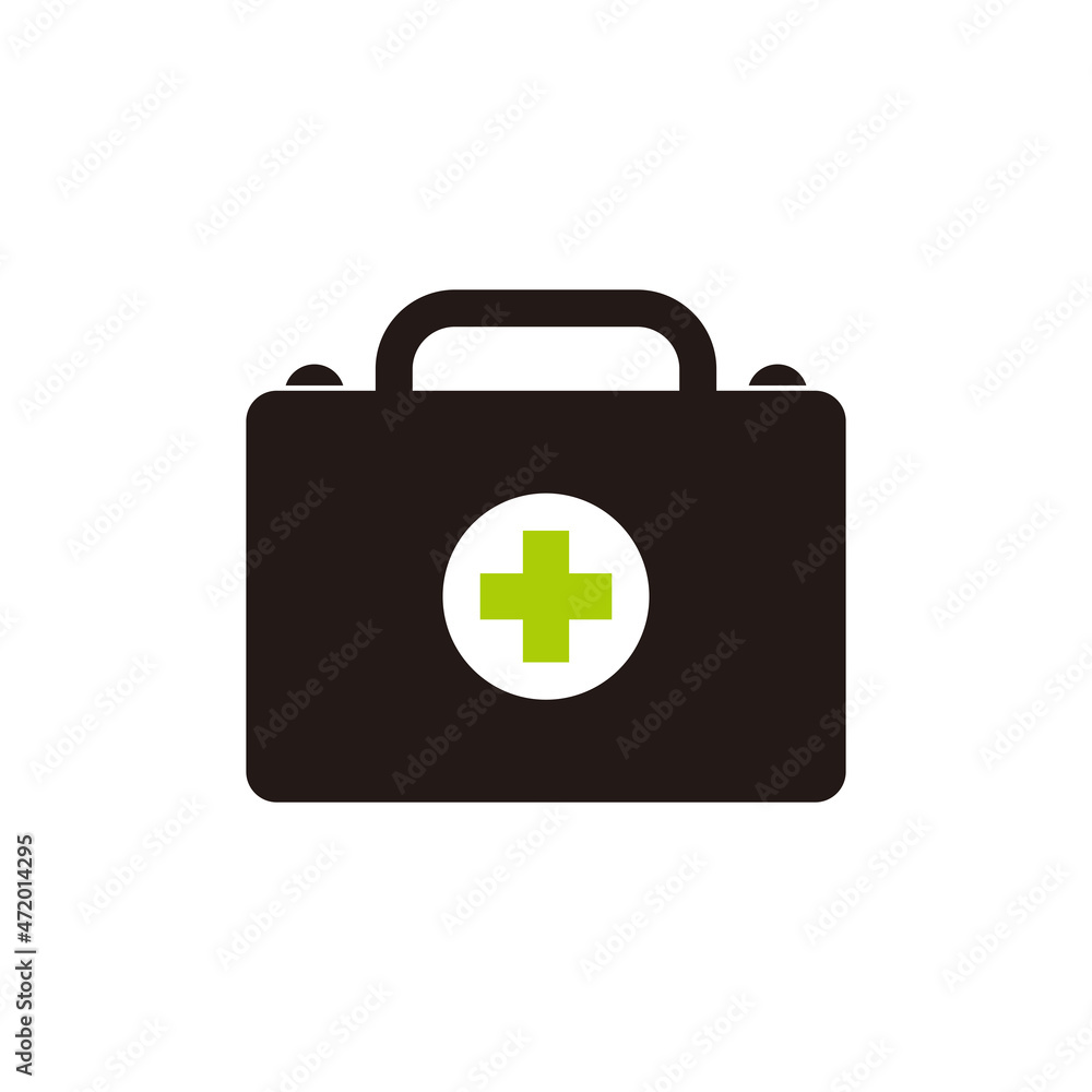 First aid kit icon vector. Medical bag for health symbol First aid kit icon vector. Medical bag for health symbol