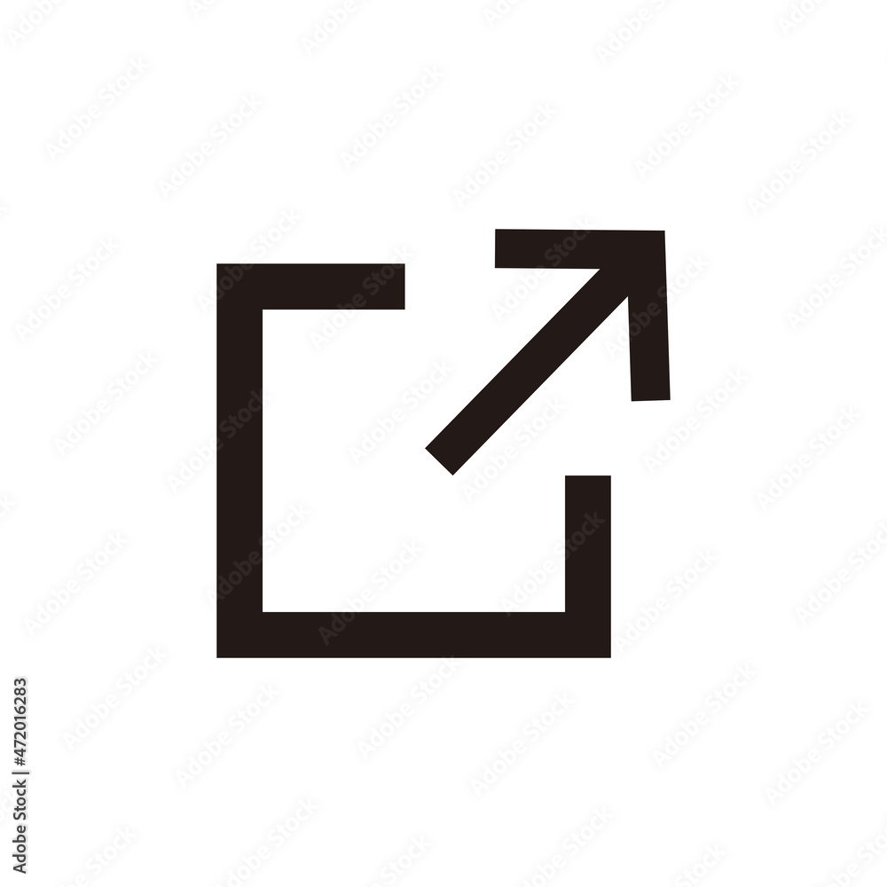 External link icon. link icon vector External link icon. link icon vector