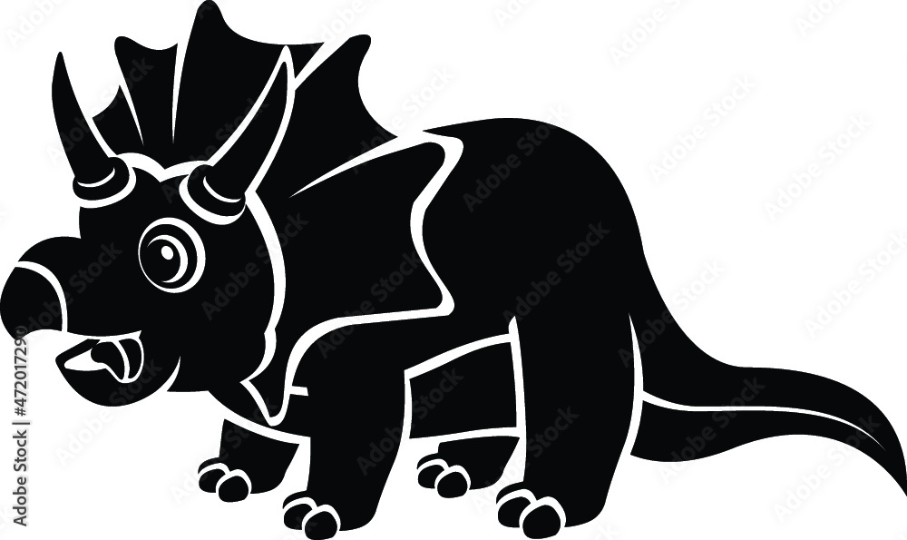 Illustration of a Cartoon Dinosaur Dino Jurassic Park Spinosaurus Brachiosaurus Stegosaurus