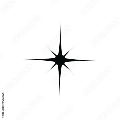 Sparkles icon vector set. Stars illustration sign collection. Sparkles Stars symbol or logo. © Natalia