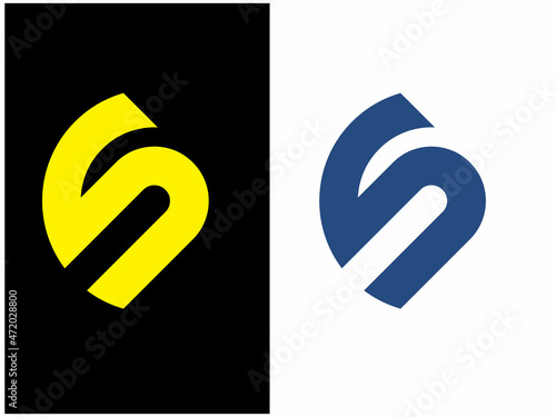 s letter logo photo