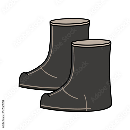These are winter shoes made of cotton worn by officials during the Joseon Dynasty in Korea.