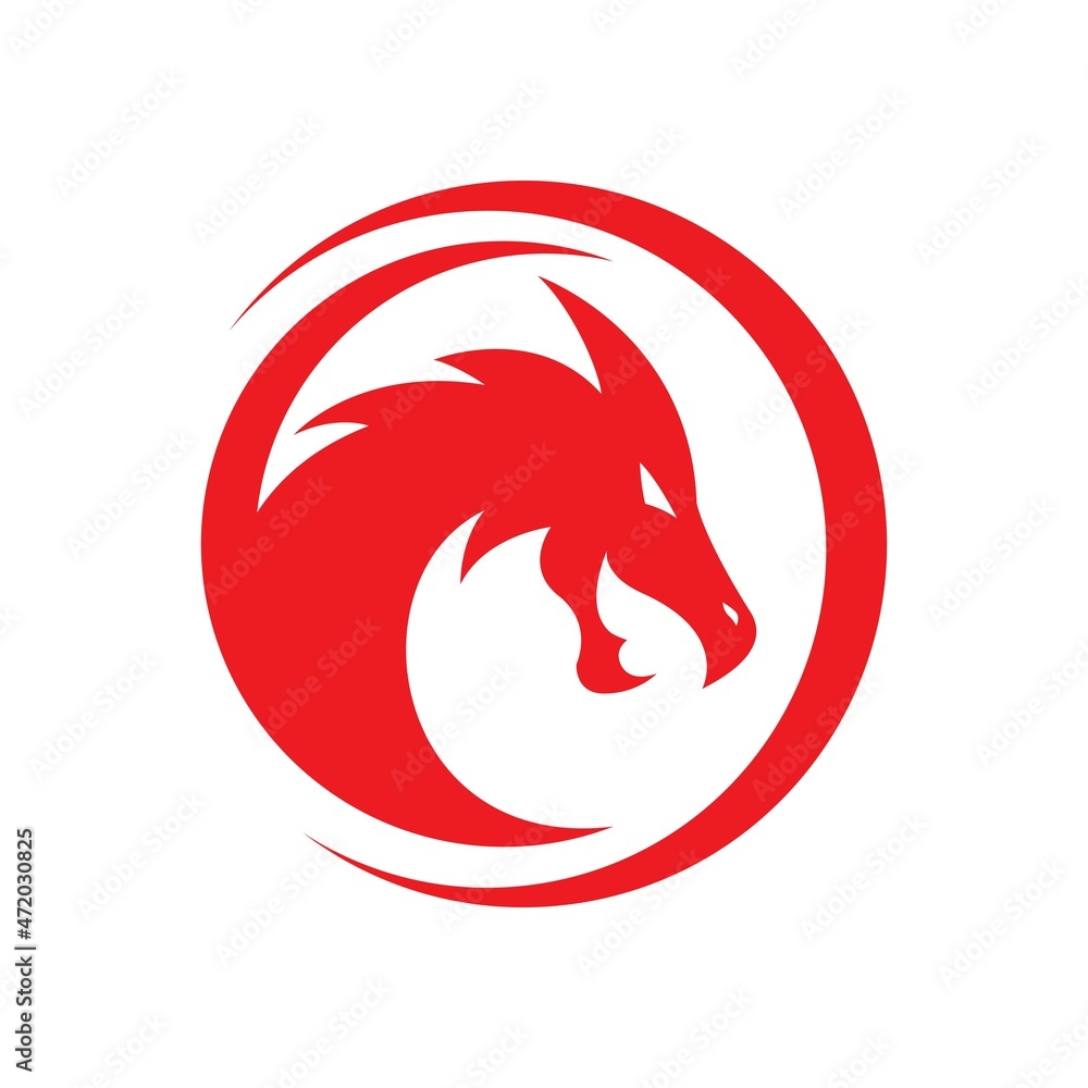 Dragon logo images illustration Dragon logo images illustration