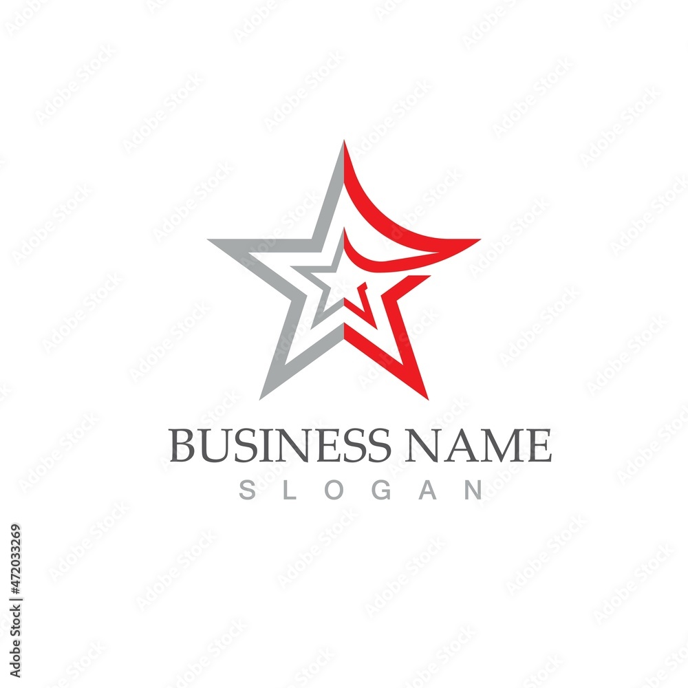 Star icon Template vector illustration Star icon Template vector illustration